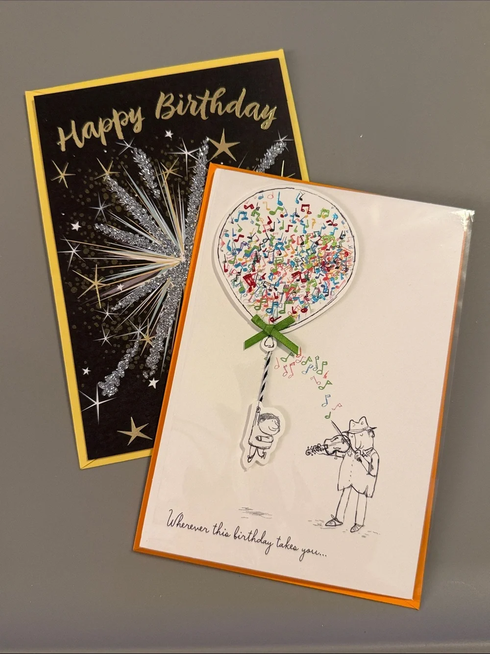 🌻 Bundle of 2 Hallmark Birthday Cards